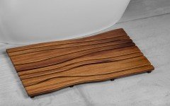 Aquatica Onde Waterproof Iroko Wood Floor Mat 03 3